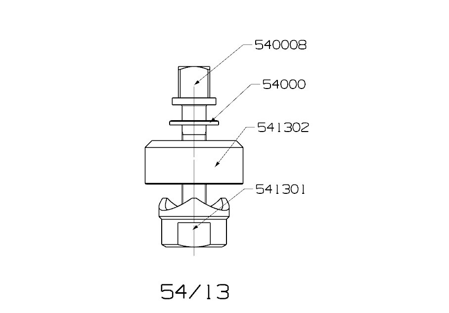 PERFORADOR REDONDO PARA CHAPA  FORZA  SERIE 54